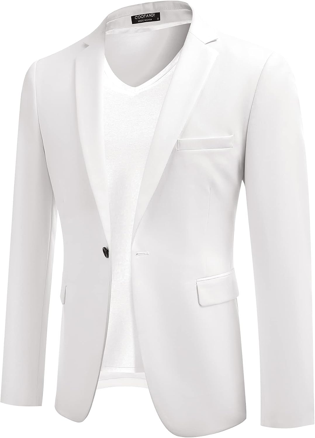 COOFANDY Mens Sport Coat Casual Blazer One Button Business Suit Jacket