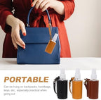 Lipstick Holder Keychain: 3pcs Spray Bottle with Keychain Empty Travel Bottle Keychain Plastic Bottle Holder Keychain with Holder