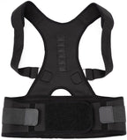 Posture Corrector - Magnetic Posture Corrector for Men & Women, Breathable & Adjustable Back Brace, Back Stretcher for Lower Back Pain Relief, Back & Shoulder Brace Belt