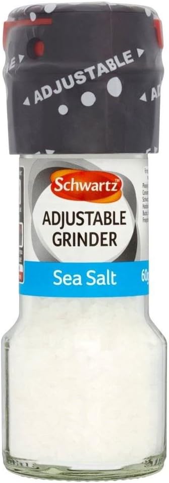 Schwartz Sea Salt Adjustable Grinder (60g)
