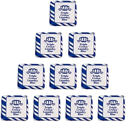 Triple Crown Laundry Blue Squares Whitener (Pack of 10 Tablets)