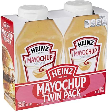 Heinz Mayochup Saucy Sauce Twin Pack ~ 19.25 oz. 2 Pack Beige