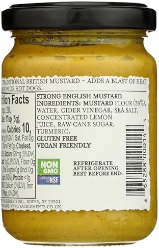 Tracklements, Mustard Strong English, 4.9 Ounce