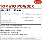 Lavendium, Premium 1.56 lbs (25oz) Tomato Powder – 100% Pure Dehydrated Tomato – Non-GMO, Vegan, Gluten-Free, No Additives – Rich Color & Flavor – Great for Cooking, Seasoning, Sauces & More