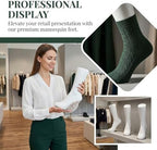 Cabilock 11inch White Mannequin Foot Display Stand for Socks and Ankle Bracelets - Realistic Plastic Foot Model, Shoe Display Form, Jewelry Stand & Photography Props - Professional Retail Fixture