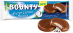 Bounty-Secret Centre Biscuits, Crisp Biscuits with a Coconut Centre and Covered in Milk Chocolate, (132g).
