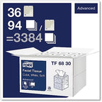 Tork Soft Facial Tissue Cube Box White, Advanced, 2-Ply, 36 x 94 Sheets, TF6830