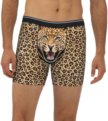 Men's Funny Boxer Brief Breathable Stretch Underwear Fun Novelty Gift For Men