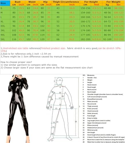 Women's Sexy Shiny Wetlook PVC Leather 3D Breast Back with Zipper Bodysuit Handmade Catsuit Jumpsuit Clubwear