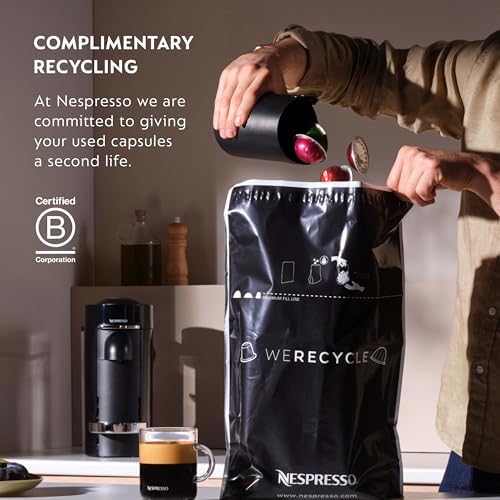 Nespresso Capsules Vertuo, Melozio, Medium Roast Coffee, 30-Count Coffee Pods, Brews 7.8oz.