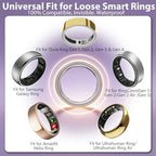 Silicone Smart Ring Size Adjuster for Loose Rings, 120Pcs Invisible Ring Tightener Spacers Inserts, 3 Colors Gold Black Clear, 2 Thickness Ring Reducer, Fits 1-10MM Band, Skin-Friendly Waterproof