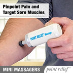 Point Relief 14-1050 Mini Massager for Handheld Targeted Massage Therapy Relieve Muscle Pain