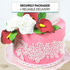 Global Sugar Art Rose Leaf Sugar Cake Flowers & Leaves Dark Green, 3 Sizes, 60 Count by Chef Alan Tetreault