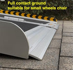 Ruedamann 4FT Wheelchair Ramp, Portable Wheelchair Ramp for Home Entrance, 30-1/4" Wider Design, Non-Slip Aluminum Folding Ramps for Wheelchairs, Strollers, Scooters, Stairs, Curbs, Doorways