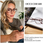 OCCI CHIARI Reading Glasses For Women Big Frame Reader