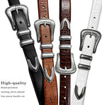 Brenton Genuine Full-Grain Cowhide Leather Dress Belt 1-1/8"(30mm) taper down to 1"(25mm) wide or Belt Strap only