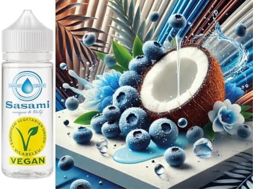 Coconut Blueberry - Coconut-Blueberry Flavor Concentrate - Vegan - Sasami - 10ml
