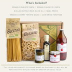 Mercato di Bellina Italian Food Gift Basket La Cucina Italiana - A Vegan-Friendly, All-Natural Pasta Gift Basket, Gourmet Present for Foodies, Anniversary, Holiday or Celebration
