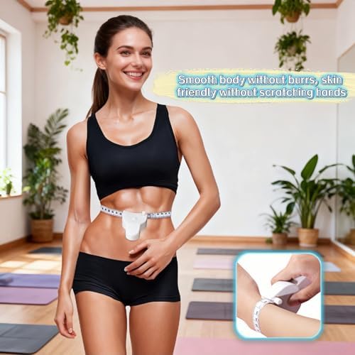 60"/150cm Dual Scale Auto-Lock Tape Measure for Body - Retractable Y-Type, Waist Hip Arms Measuring, Fitness & Sewing, Portable Handheld Tape Measure