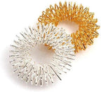 Acupressure Magnetic Ball Massaging for Palm with 2 Sujok Rings for Finger