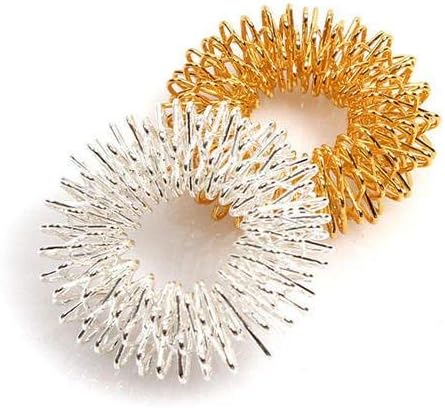 Acupressure Magnetic Ball Massaging for Palm with 2 Sujok Rings for Finger