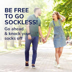 Dr Scholl’s Go Sockless! Cushioning Insoles for Women Men Unisex, 3 Pairs, Trim to Fit - Absorbs Moisture to Keep Feet Dry, Shoe Inserts for Women Men with Plush Terry Cloth Layer for Added Comfort