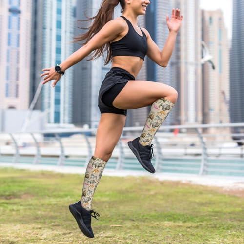 Compression Socks For Women Men Knee High Socks Circulation Best Support Sock For Sport Running