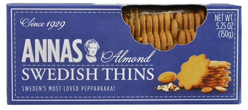 Anna's Swedish Thins Almond -- 5.25 oz (Pack of 1)