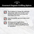 Watkins 1868 Organic Grilling Sweet and Savory Rub Seasoning, Bulk 10 oz (Pack of 1)