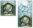 IHR Ideal Home Range Cocktail Napkins Winter Holiday Christmas 3-Ply Paper Napkins, 20-Count, 5" x 5", Peace Nativity