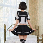 SINMIUANIME Sexy Lingerie Female JK Uniform Cosplay Lingerie Japanese Sailor Soft Cute Student Suit