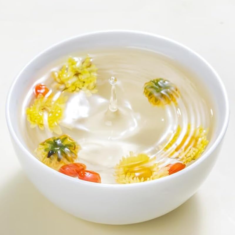 Top Grade Chinese Chrysanthemum Tea – 100g/3.52oz – Tai Ju (胎菊), Premium Natural Dried Chrysanthemum Flowers, Loose Leaf, Non-GMO, Caffeine-Free, Soothes Eyes & Clears Heat