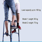 Walkers for Seniors Walkers for The Elderly Walker,Lightweight Folding Rollator Walker Walking Frames for The Elderly Lid Mobility Aid Adjustable Height Lightweight Aluminium Drive Walker for Seni ()