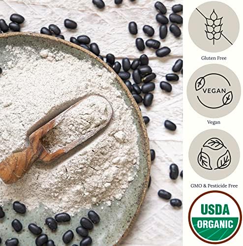 Be Still Farms Organic Black Beans Dry (4.8lb) - Dried Turtle Kidney Beans Bulk - Great for Soup, Salsa, Salads - High in Protein & Fiber | USA Grown | USDA Certified | Vegan | Non-GMO | Gluten Free