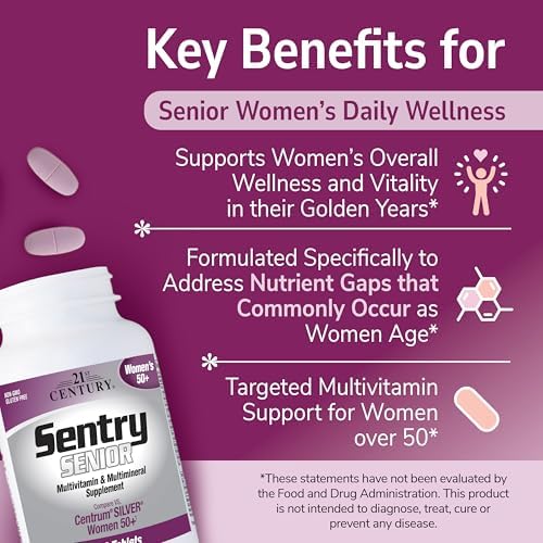 21st Century Sentry Senior Women 50 Plus Tablets, 100 Count (27542)