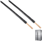 Fridge Coil Cleaning Brush,29.5Inch Long Handle Coil Brush for Fridge,Crevice Stanless Steel Cleaning Brush,Bendable,2Pack