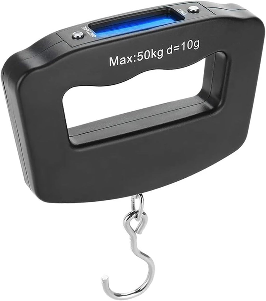 Portable Handheld Travel Luggage Electronic Scale Digital LCD Hanging Suitcase Weighting Scale LCD 50 Kg 10g for Fishing Luggage