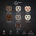 Gluten Free Palace Chocolate Covered Pretzels Gift Box – Gluten Free Mother’s Day Chocolate Covered Pretzels Gift Basket – Sweet & Salty Treat Basket for Mom, Wife & Women – Gift Basket for Family & Friends (4 Flavors)