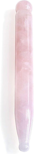 Rose Quartz Guasha Scraping Tool,Natural Wand Shape Gua Sha Massage Tool,Muscle Relief Stick Point Roller Massage Pen,Traditional Acupoint Massage for Full Body