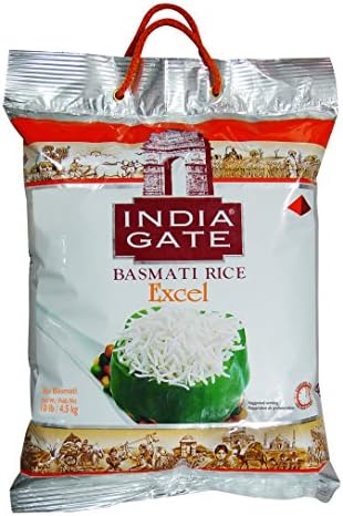 India Gate - White Basmati XL Rice - Excel, 10 Pound