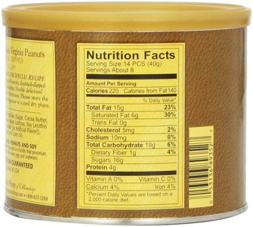 Double Dipped Milk Chocolate Virginia Peanuts
