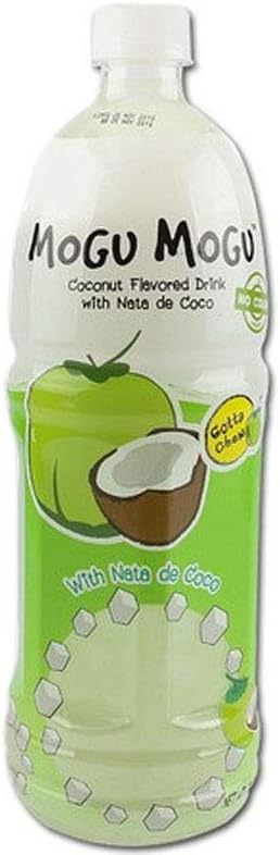 Nata de Coco with Coconut Flavored Drink - 1L (Pack of 2)