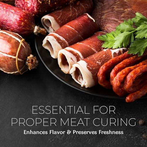 Crave Pink Curing Salt #1 2.0 LB JAR - Prague Powder, Instacure #1- Made in USA, Premium Cure for Sausage, Bacon, Ham, Jerky and Meat Preservation