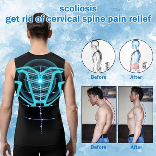2024 Menionic Tourmaline Posture Corrector Vest，Posture Corrector Men，for Wear It When Exercising, Walking Or Simply at Home