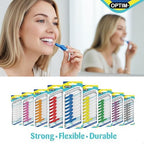 Stoddard OPTIM Soft Interdental Brushes X Large -9 mm Gray - 25 Brush Bulk Pack