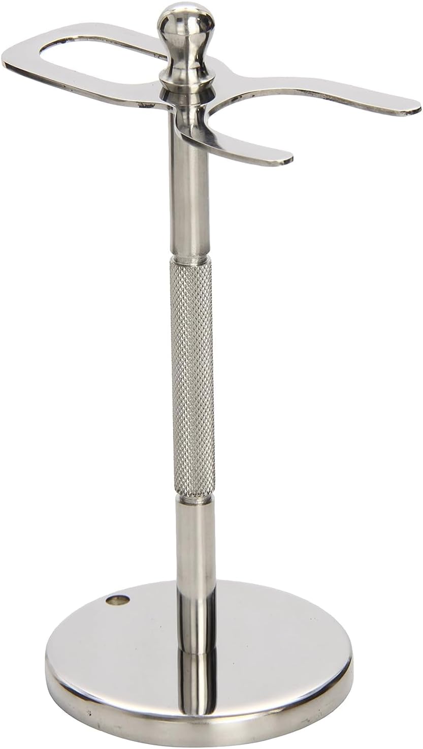 Deluxe Stainless Steel STRAIGHT RAZOR & SHAVING BRUSH STAND from Super Safety Razors