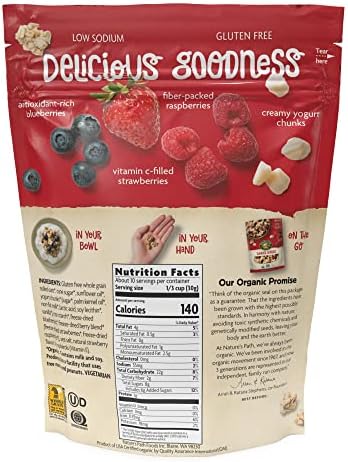 Nature's Path Organic Gluten Free Summer Berries Granola, 11 Ounce (Pack of 3)