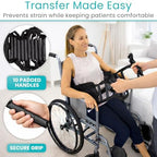 Vive Transfer Sling - Padded Assist Gait Belt - Heavy Duty Patient Lift with Straps - Mobility Standing and Lifting Aid for Disabled, Elderly, Seniors, Injured - Safely Move from Bed and Wheelchair