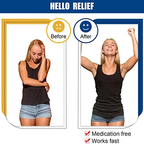 8 Pcs Migraine Relief Clip Acupressure Hand Pressure Point Clip Headache Pressure Point Tool for Relaxation(Green, Blue)