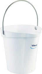 Vikan 56885 Pail,1.5 gal.,PP/SS,White